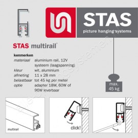 STAS multirail multiled - powerled 4W mat