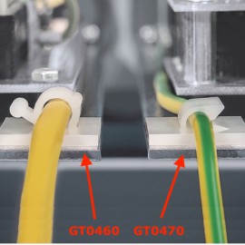 GeckoTeq Self-Adhesive Cable Hook Mini – Nylon White