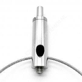 Self-locking wire clamp with screw and Gripper function